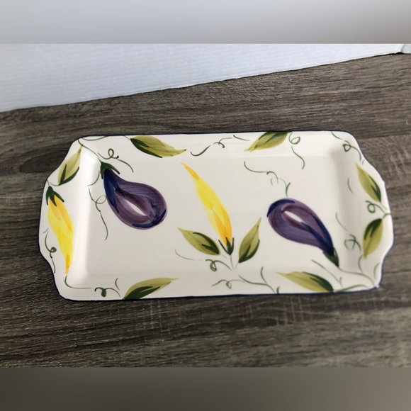 Vtg Farval Portugal Ceramic Serving Platter - Picture 4 of 12